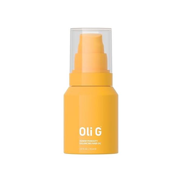 Oli G Renew Porosity Balancing Oil 2oz / 59ml | Lightweight Hair for Frizz Control, Moisture Repair & Shine