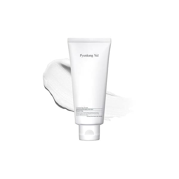 PYUNKANG YUL Cleansing Foam - Korean Facial Wash for All Skin Types Zero-irritation Face Washer extracted from Coconut Moisturized & Creating Moisture Barrier after 5.1 Fl. Oz