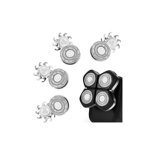 8 PCS Pro Head Shaver Double Ring Blade Compatible with Freebird FlexSeries Electric