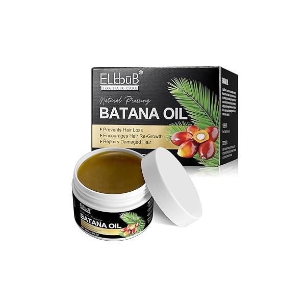 Raw Batana Oil for Hair Growth and Repair -100% Pure, Unrefined from Honduran Rainforests Prevent Loss Enhances Thickness in Men & Women