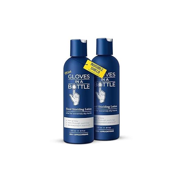 Gloves In A Bottle Shielding Lotion, Relief for Eczema and Psoriasis, 8 Fl Oz (Pack of 1)