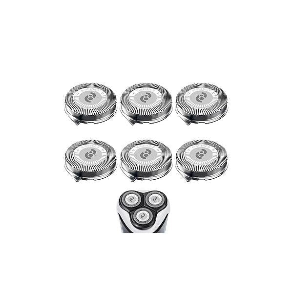 HQ8 Replacement Heads, Blades for Aquatec Shaver HQ8505 AT815 AT810, 3pc-Pack