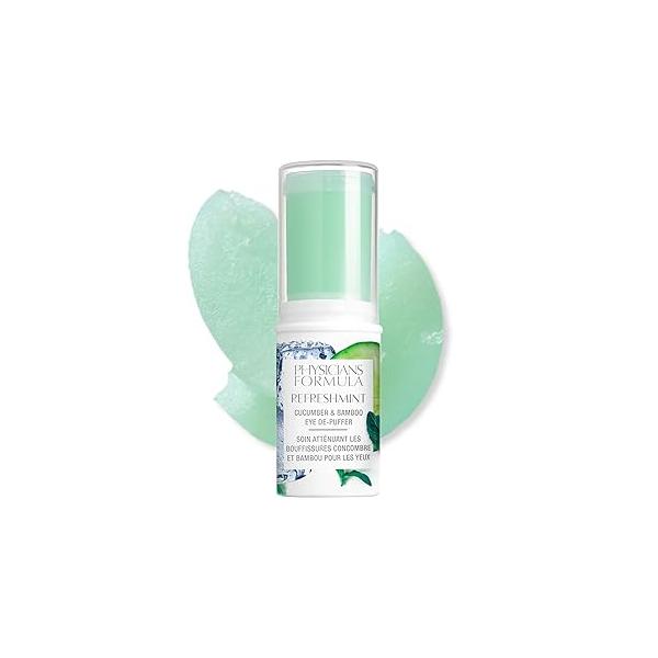 Physicians Formula RefreshMint Cucumber & Bamboo Eye De-Puffer Stick | Under Cream for Dark Circles and Puffiness Dermatologist Tested