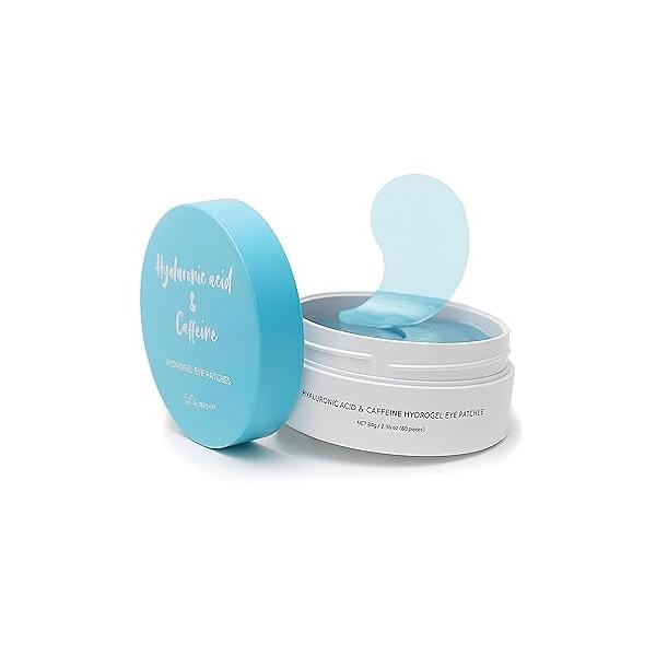Under Eye Patches for Dark Circles, Puffiness - Bag, Wrinkle Treatment Gel Mask Caffeine Hyaluronic Acid Niacinamide Brightening Hydrating Korean Skincare, Birthday Gift Women, 30Pairs