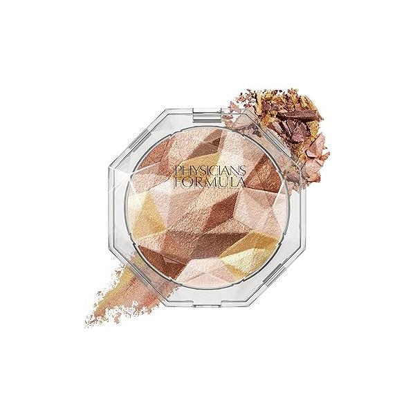 Physicians Formula Mineral Wear Diamond Dust, Vitamin E Weightless Powder and Serum Hybrid, Warm Radiant Finish, Vegan, Talc-Free, Cruelty-Free - Luminous Bronzer