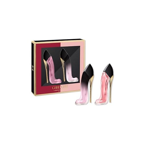 Carolina Herrera Good Girl Blush and Very Glam MINI Coffret Duo Limited Edition Holiday Set (0.24 fl oz X 2)