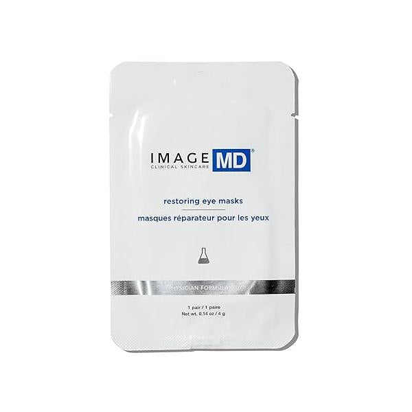 IMAGE Skincare, MD Restoring Eye Masks, Hydrating Hydro-Gel Under 3x Hyaluronic Acid Visibly Firms and Hydrates