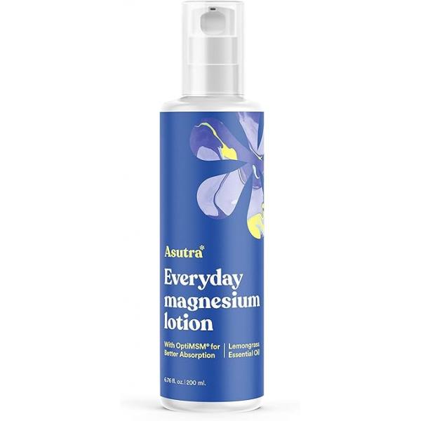 ASUTRA Magnesium Oil Spray, 4 fl oz - Topical Magnesium, Rapid Absorption, Pure, Odorless and Non-Greasy, Derived from Zechstein Seabed