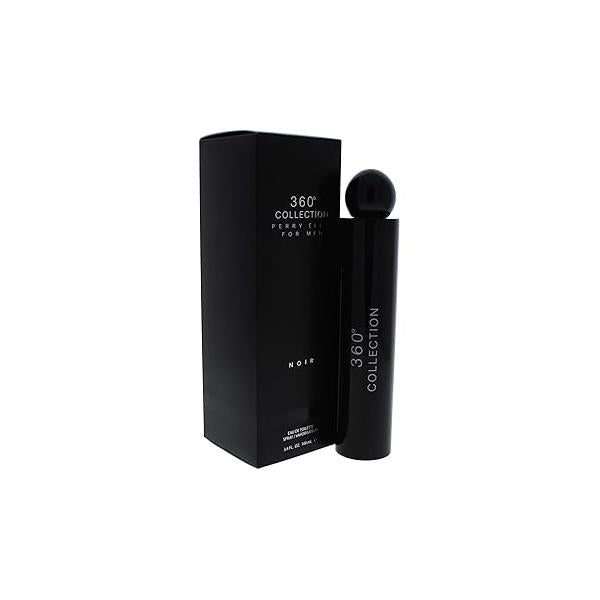 Perry Ellis 360 Collection Noir for Men Eau de Toilette Spray, 3.4 Ounce