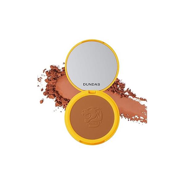 Dundas Bronzer Anonymous, Powder for Face and Body Contour Bronzing, Matte Finish, Make Up All Skin Types, Cruelty Free Natural Makeup, Buildable Coverage, Easy to Blend, (Step 1)