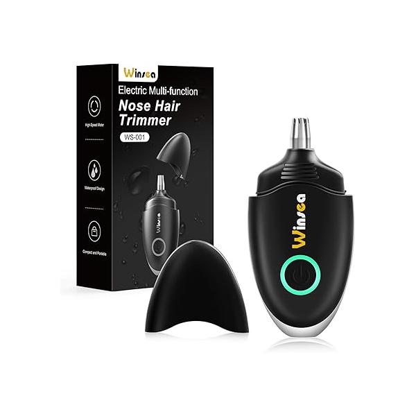Ear and Nose Hair Trimmer for Men Women - Travel Trimmer, High-Precision Shaver, USB Rechargeable, Waterproof, Safe & Quiet Operation, Portable Remover Design