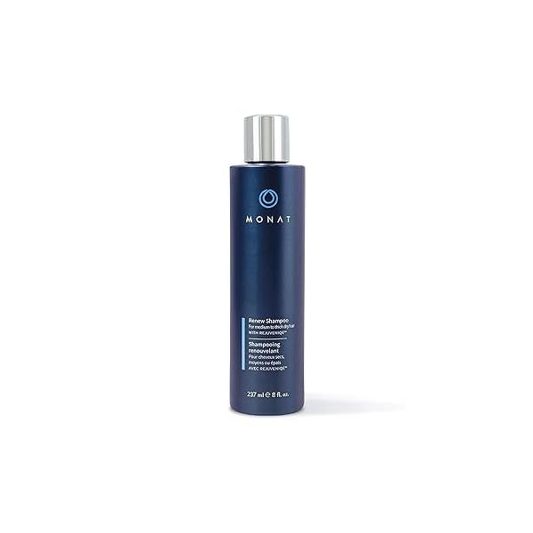 MONAT Renew Shampoo Infused with Rejuveniqe® - Moisturizing w/Omega Fatty Acids for Medium to Thick Hair. Shine-enhancing, Ultra-hydrating Lather Dry Hair Net Wt. 237 ml / 8.0 fl. oz.