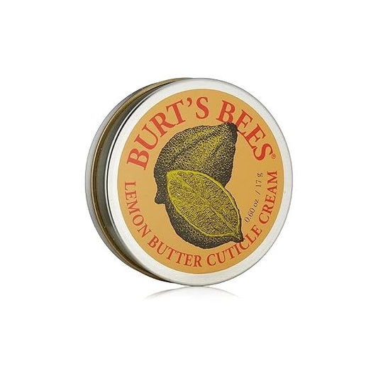 Burt's Bees Lemon Butter Cuticle Cream with Vitamin E, Nourishes Nails, Softens Dry Cuticles, 0.6 OZ (17g) - 4 Pack