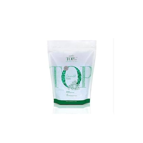 Italwax Top Line Emerald - 750g / 1.65lb Hard wax beads for hair removal Scent free Synthetic formulation ideal sensitive skins Recommended the Bikini Area and Armpits