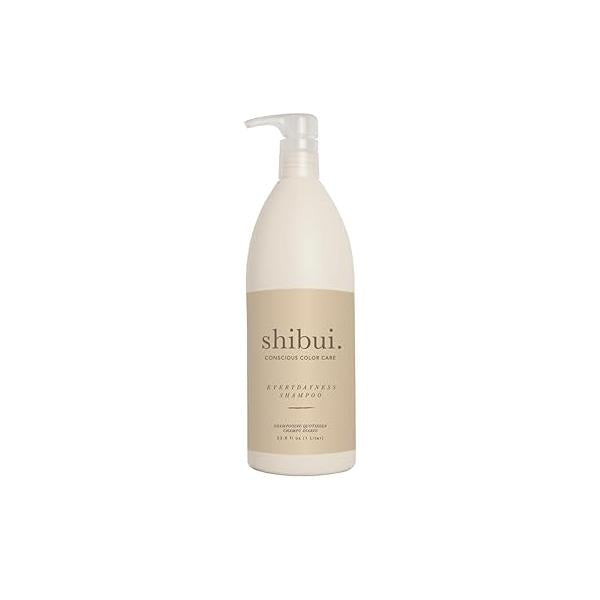 SHIBUI Everydayness Shampoo, Gentle Daily Cleanser with Rose Water & Saké, For Fine to Medium Hair, Color-Safe Silicone-Free, 33.8 Fl Oz