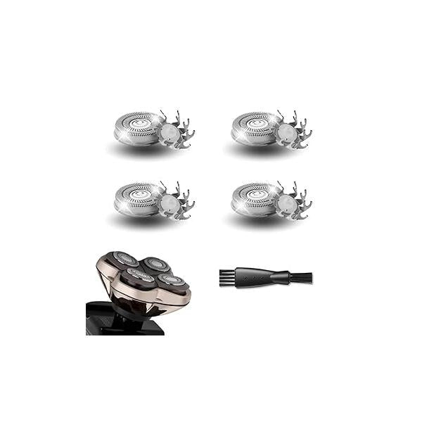 4 Pack Shaver Replacement Blades Compatible with Sku*l Pitbull Gold PRO & Silver - Blade, Enhanced Heads for Superior Shaving