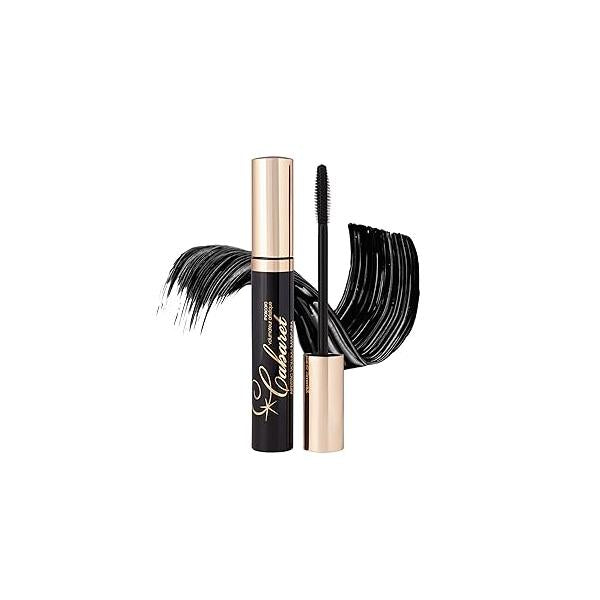 Vivienne Sabó Classic Mascara Cabaret - Volume and Length Tubing for Defined Everyday Lashes, Clean, Smudge-Resistant, Cruelty-Free, Blackest Black, Made in Italy, 0.3 fl oz