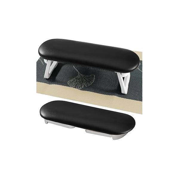 Nail Arm Rest, Foldable PU Leather Hand Rest For Manicure, with Soft Mat for Table, Acrylic Nails/Nail Pillow Manicure Salon Use-white