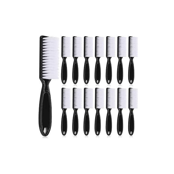Patelai 15 Pieces Nail Brush Handle Grip for Cleaning Fingernails Toes Scrub Manicure Pedicure(Black)