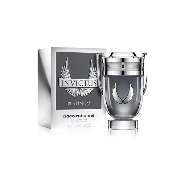Invictus Platinum by Paco Rabanne for Men 3.4 oz Eau de Parfum Spray