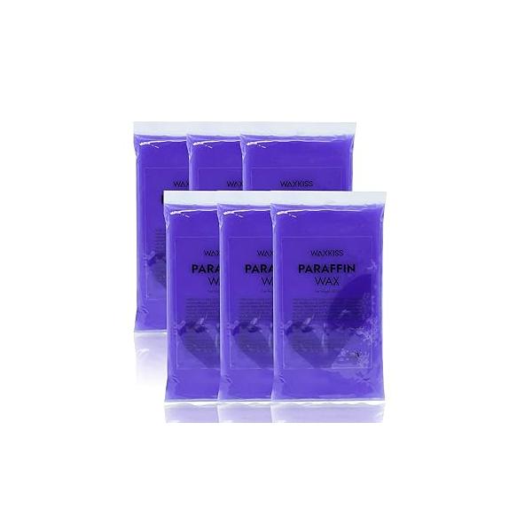 Paraffin Wax Refills for Baths, 6 packs Unscent Hand and Feet Hydration Moisturizing