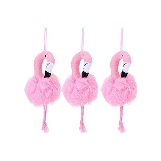 Beaupretty Loofah for Kids: Flamingo - Bath Sponges Shower -Body Scrubber