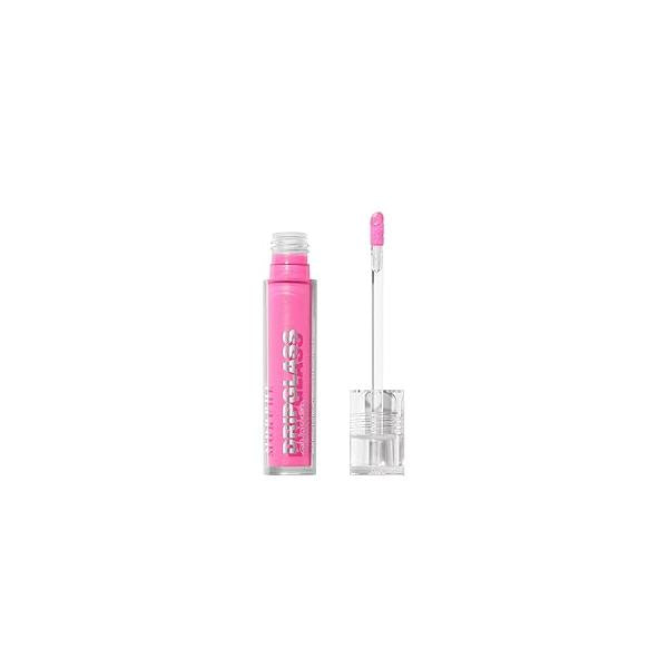 MORPHE Dripglass High Shine Lip Gloss - Glazed, Semi-Sheer & Nourishing Makeup Buildable Formula Infused with Plant-Derived Squalane Vitamin E Polished Peach (0.13 oz)