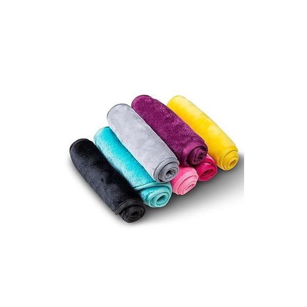 Makeup Remover Cloth Cleansing Towel - Chemical Free Move Instantly with Just Water (3 Black)