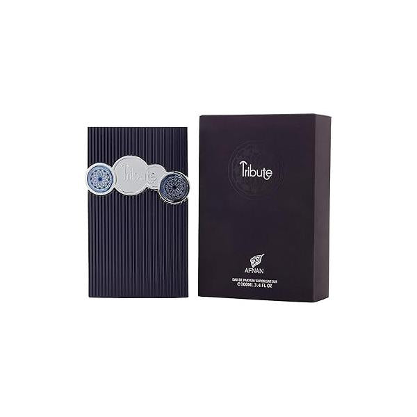 Afnan Tribute Blue Luxury Collection Eau De Parfum Spray, 3.4 Ounce (Unisex)