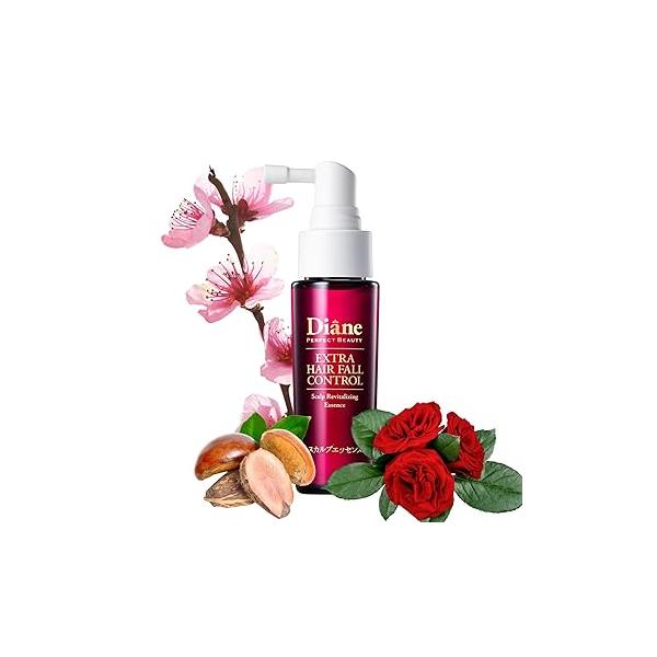 Moist Diane Hair Thickening Spray for Women & Men Thin Hair, Loss Serum by Keratin, Argan Oil Ginseng Root Extract, Organic Essence from Japan, Silicone Free 1.69 Fl Oz EXTRA HAIR FALL CONTROL