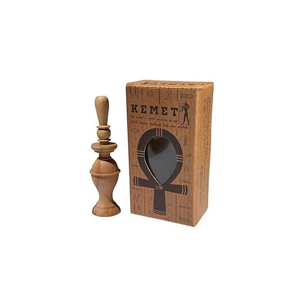Kemet 100% Natural Egyptian Eyeliner in Powder Form, Handmade with Pharaoh packing.