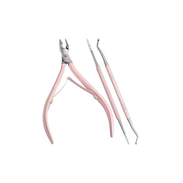 Teenitor Ingrown Toenail Tool, Pedicure Tools for Feet, Stainless Steel Clippers, File and Lifters