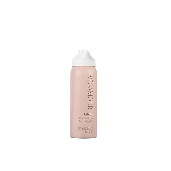 VEGAMOUR GRO Dry Shampoo, Volumizing Shampoo Spray Formulated Without Benzene, Supports Thicker Fuller Looking Hair, Natural Citrus Scent