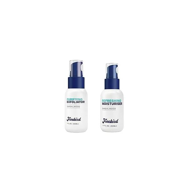 Scalp Exfoliator and Moisturizer - 30mL Purifying 50mL Hydrating Lotion, Soothes & Prepares Skin, Anti-Pore Clogging, Non-Greasy Formula, Ideal for Bald Men Women