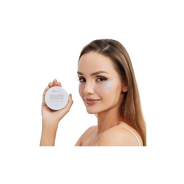 Under Eye Patches for Puffy Eyes and Dark Circles Hydrating Mask with Collagen Gel Pads Reduce Wrinkles Skin Treatment 30 Pairs