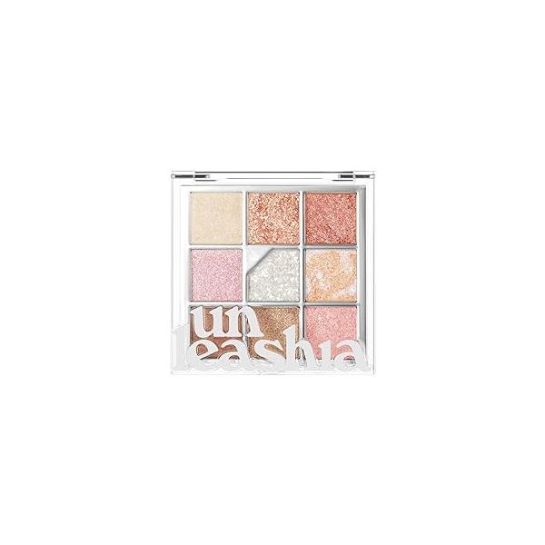 UNLEASHIA Glitterpedia Eye Shadow Palette NO1 - Shimmer Eyeshadow with Versatile Glitter Textures Makeup for Brown Eyes, Blue Eyes Paletas de Sombras para Ojos