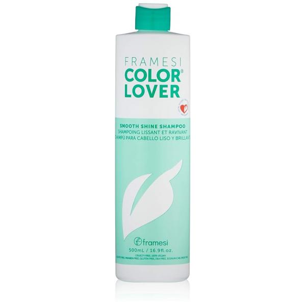 FRAMESI Smooth Shine Sulfate Free Shampoo for Color Treated Hair, 16.9 Fl Oz