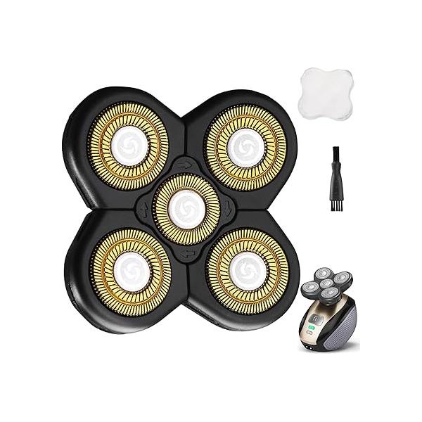 Universal 7 Blades Shaver Replacement Compatible with Freedom Gold and Most Mainstream Brands Head Electric (7 Blue)