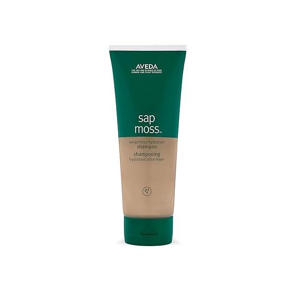 Aveda Sap Moss Weightless Hydration Shampoo | Gently Cleanses Silicone Free for Normal to Dry Hair 94% Naturally Derived*, 6.7 Fl Oz