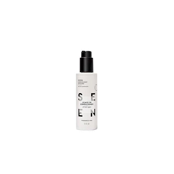 SEEN Leave-In Conditioner, Fragrance Free - Hair Conditioner & Heat Protectant Spray- Detangles Hydrates- No Parabens, Sulfates or Phthalate