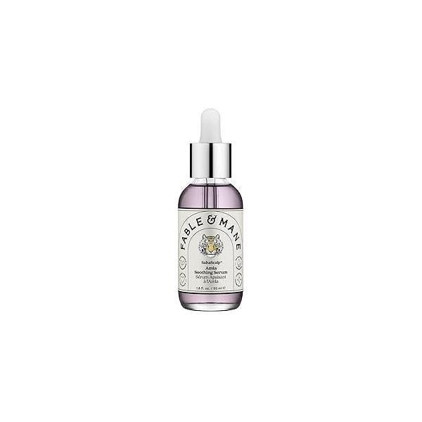 Fable & Mane Amla Soothing Serum with Rosemary Oil Purifies and Balances Irritation. Detox Treatment for Dry, Itchy or Sensitive Scalps