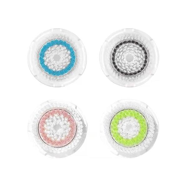 Facial Cleansing Brush Heads,Face Head Replacements Compatible with Mia 1, 2, Fit, Alpha Smart Profile Uplift