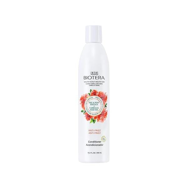 Biotera Anti Frizz Smoothing Conditioner | Smooths & Controls Frizzy, Unruly Hair Microbiome Friendly Vegan Animal Test Free Paraben Color-Safe