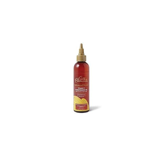 Silk Elements Advanced Repair Conditioning Oil, Vitamin E, Tumeric, Silk, Moisturizing, Dry Scalp Relief