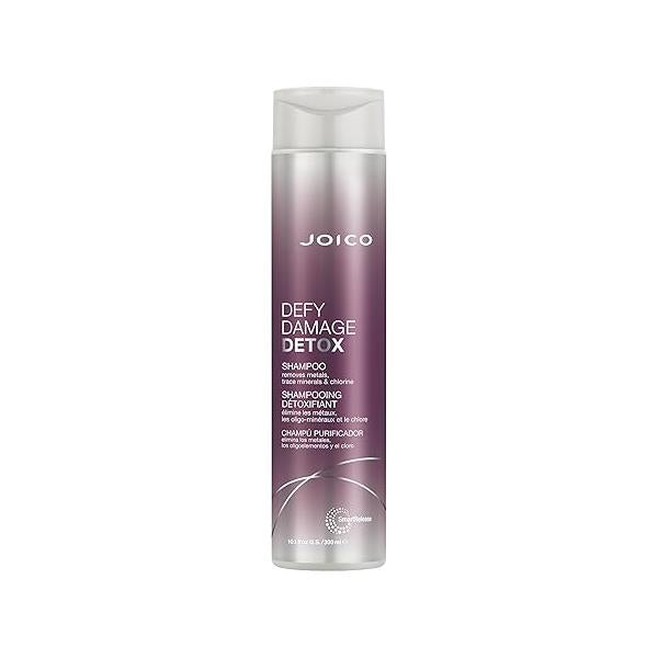 Joico Defy Damage Detox Shampoo | Removes Chlorine, Hard Water Residue, Product Buildup, Metals, & Trace Minerals Strengthens Bonds Preserves Hair Color Vegan Sulfate-Free