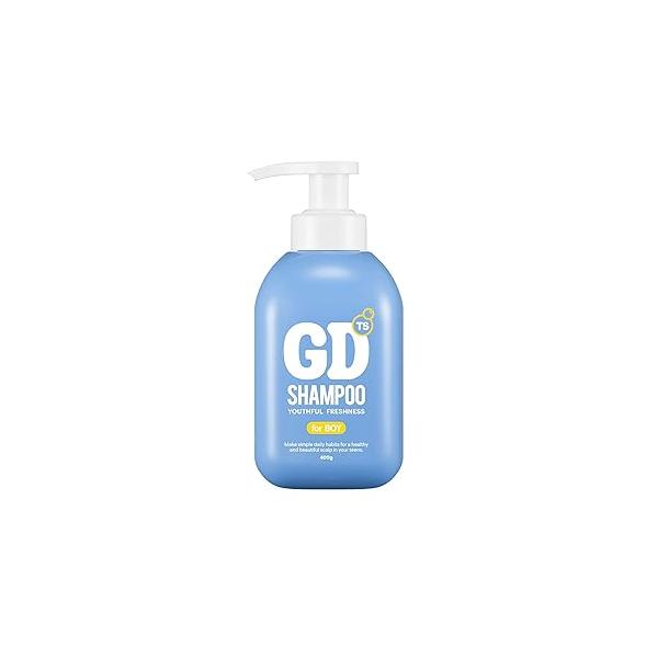 TS GD Shampoo for Teens | Korean Anti-Dandruff Oily & Itchy Scalp Fruity Allergy-Free Scent Sulfate-Free Gentle Hair Care (14.1 Oz)