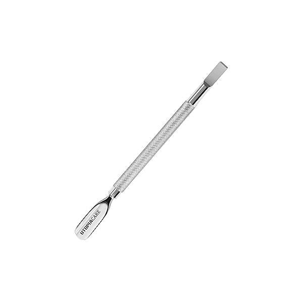 Utopia Care Cuticle Pusher Tool & Spoon Nail Cleaner, Professional Stainless Steel Remover Cutter, Durable Manicure Pedicure for Finger Toenails, Bronze