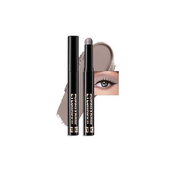 Eyeshadow Stick Shimmer Waterproof Long Wear Eye Brightener Cream to Powder Glitter Shadow Crayon High Pigmented Highlighter Liner Pencil Makeup Crease-Proof Buildable Color, 9 CHAMPAGNE