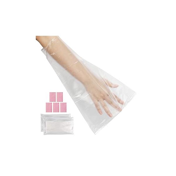 Segbeauty Paraffin Wax Bags for Hands and Feet, 200 Counts Plastic Liners, thera-py Bath Refill Socks Gloves Mitts Covers treat-ment Machine