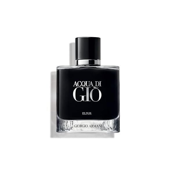 Armani Beauty - Acqua di Giò Elixir Cologne for Men - Woody & Earthy Fragrance With Notes of Violet, Leather, and Marine Accords 1.6 Fl Oz